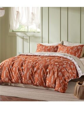 Bedsure Queen Reversible Duvet Cover & 2 Pillow Shams